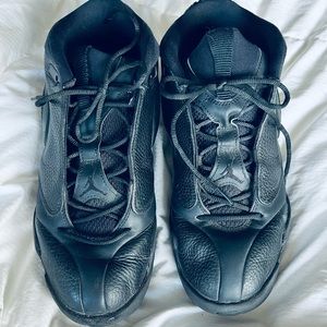 Size 12 Black Air Jordan jump man shoe, AH8209-001 gently worn a few times
